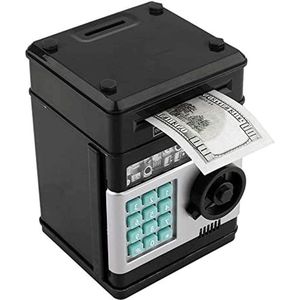 Elektronische spaarvarken Cash Coin Can Money Locker-Auto Insert Rekeningen Kluis-Wachtwoord ATM Bank Saver-Verjaardagscadeaus voor kinderen-Tekening Safe Bank Box-Perfect Speelgoed Geschenken voor.