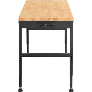 In hoogte verstelbare werkbank opspantafel 183x64x97cm werktafel 2000lbs