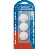 Garlando Tafelvoetbal Balletjes - Wit - 3 Stuks