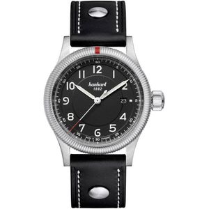 Hanhart Pioneer One Horloge Zwart, zwarte band
