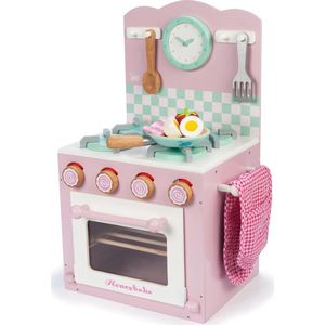 Le Toy Van - Kookfornuis met oven - Roze - Houten kinderkeuken