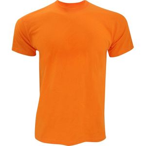 Fruit Of The Loom Heren Originele T-shirt  korte mouwen (Oranje)