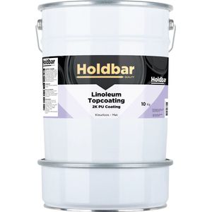 Holdbar Linoleum Topcoating Mat 10 Kg - Vloerverf Glashelder - Transparant - Linoleum Verven - Krasvast - UV-bestendig - Vergeelt niet - 2 Componenten