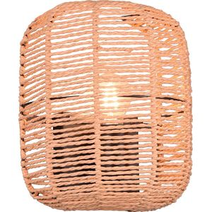 LED Wandspot - Torna Tuna - E27 Fitting - 1-lichts - Ovaal - Mat Zwart - Aluminium