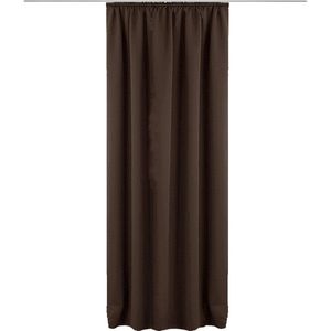 Kant-en-klaar blikdicht gordijn - Gordijn met plooiband 245 x 140 cm - Voor op gordijnrail - Wasmachinebestendig