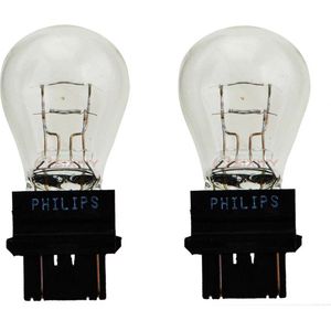 2 stuks Amerikaanse lamp, Duplo, dubbele functie, kleur wit, nummer 3057 3157 12 volt 21/5w