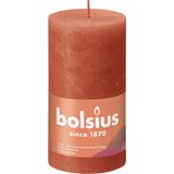 Bolsius Stompkaars Earthy Orange Ø68 mm - Hoogte 13 cm - Oranje - 60 Branduren