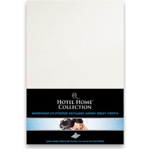 Hotel Home Collection - Snug-Fit - Splittopper Molton & Hoeslaken In 1 - 160x200/210x12 cm - Wit