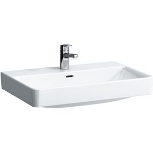 Laufen Pro S - Wastafel, 70x47 cm, met 1 kraangat, met LCC, wit H8169674001041