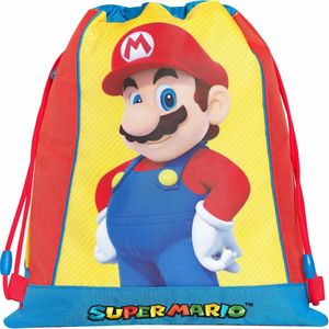 Super Mario Gymbag / Zwemtas, Wahoo - 42 x 34 cm - Polyester