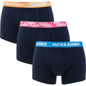 Jack & Jones 3P boxers plus size luca combi blauw - 6XL