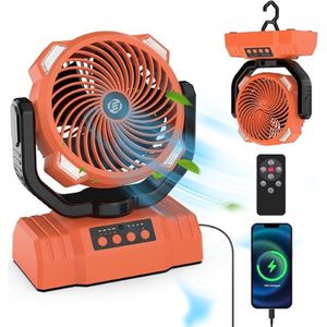 Equivera Tent Ventilator - Camping Ventilator - Draagbare Ventilator - Kleine Ventilator - Hand Ventilator