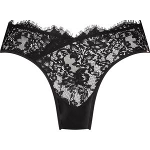 Hunkemöller Dames Lingerie Brazilian Chalice - Zwart - maat L