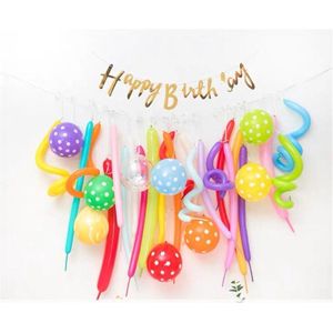 Rolling Ballon Set/Verjaardagsfeestje Decoratie voor Kinderen/Thema Ballon Set/Baby's Eerste Jaar Decoratie Kleur
