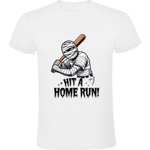 Hit A Homerun Heren T-shirt - sporten - bewegen - fit - gezond - rennen - slagbal