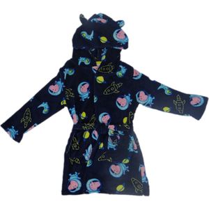 Peppa Pig badjas donkerblauw - Badjas voor kinderen - Peppa Pig badjas - Kinderbadjas - Badjas voor meisjes - Badjas voor jongens - Peppa Pig ochtendjas