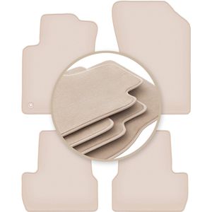 PREMIUM beige matten voor: Citroen DS3 hatchback 2009-2016