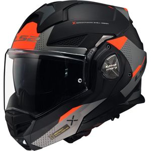 LS2 FF901 Advant X Oblivion Mat Zwart Titanium Systeemhelm - Maat XL - Helm