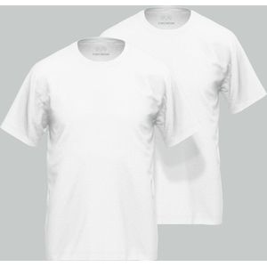 Ceceba T-shirt ronde hals - 110 White - maat 5XL (5XL) - Heren Volwassenen - 100% katoen- 31240-4012-110-5XL