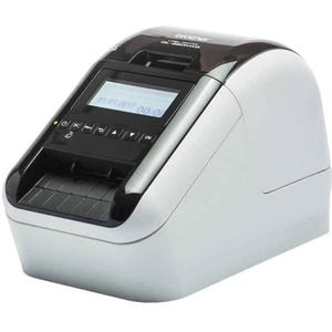 Labelprinter met Rood-Zwarte Afdrukfunctie, USB-interface en Automatische Snijder - Geschikt voor Barcode-Afdrukken