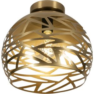 Lumidora Plafondlamp 75009 - Plafonniere - CELES - E27 - Goud - Messing - Metaal - ⌀ 30 cm