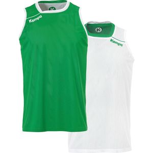 Kempa Reversible Tank Top Kind Groen-Wit Maat 152