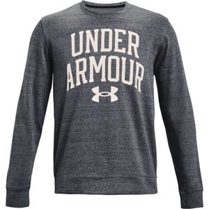 Under Armour Rival Terry Crew 1361561-012, Mannen, Grijs, Sweatshirt, maat: XXL