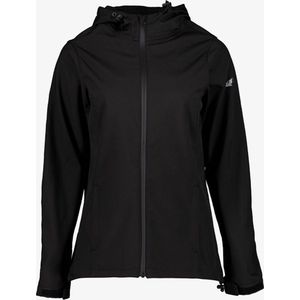 Mountain Peak dames outdoor softshell jas zwart - Maat XL - Winddicht en waterafstotend - Ademend materiaal
