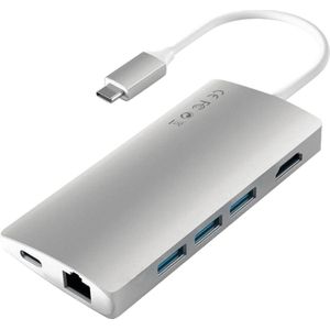 Satechi TYPE-C Multi-Port Adapter 4K Ethernet Silver v2