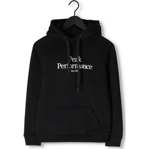 Peak Performance W Original Hood Truien & vesten Dames - Sweater - Hoodie - Vest- Zwart - Maat XS