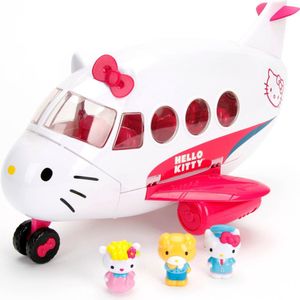 Dickie Toys Vliegtuig Hello Kitty Meisjes 36,5 Cm Wit/Roze 21-delig