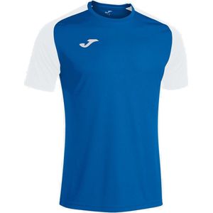 Joma Academy IV Shirt Korte Mouw Kinderen - Royal / Wit | Maat: 128-140