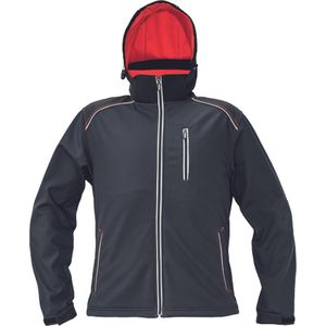 Cerva KNOXFIELD softshell jas 03010534 - Rood/Antraciet - XXL