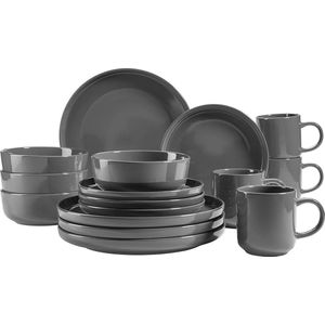 Luxe Servies - serviesset 4 personen- dinnerset - borden, schalen, mokken set - duurzaam - premium kwaliteit