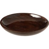 J-Line kom Laag Mango - hout - bruin - large