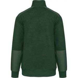 Pullover/Cardigan Unisex XXL WK. Designed To Work 1/4-ritskraag Lange mouw Forest Green 100% Polyester