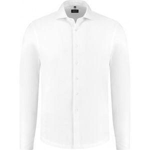 Gents - Overhemd pique wit - Maat XL