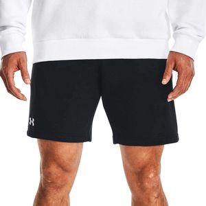 Under Armour UA Rival Fleece Shorts Heren Sportbroek - Zwart