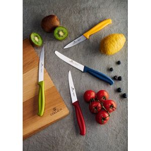 Colorful Kitchen Knife Set - 3 Stainless Steel Knives for Vegetables and Steak - Kitchen Utensils and Accessories