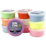 Silk Clay - Klei- Basisset 1 - Set met 10 Kleuren
