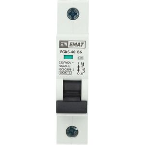EMAT installatieautomaat 1-polig 6A B-kar (85001024)