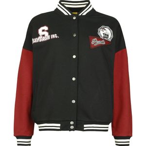 Peanuts Good Grief Collegejas zwart-rood L Dames