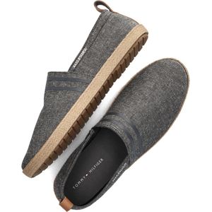 Tommy Hilfiger Tommy Hilfiger Espadrille Core Instappers - Heren - Zwart - Maat 42