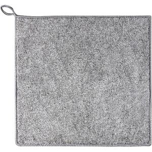 Bamboevezel Reinigingsdoek Grijs Sneldrogend Microvezeldoek 30x30cm