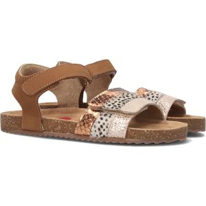 Sandalen | Meisjes | Brown Animal | Leer | Shoesme | Maat 26