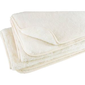 Wollen Deken 260x200cm 100% zuivere Australische Merino Wol OnceDoce® 440 g/m² Woolmark-certificaat – Warm Ademend Zacht – Wasbaar – Dawn Haze