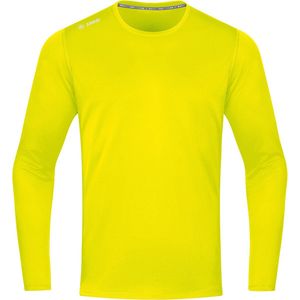 Jako - Shirt Run 2.0 - Gele Longsleeve Heren-S