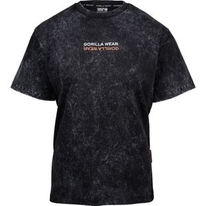 Gorilla Wear Medina Oversized T-shirt - Washed Zwart - XS