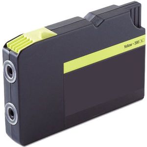 Inktcartridge geschikt voor Lexmark 200 XL | 1x Geel geschikt voor OfficeEdge Pro 4000 - 4000c - 5500 - 5500t