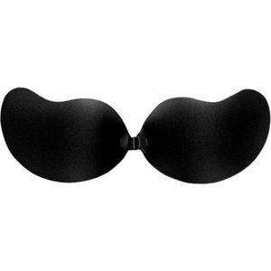 Luxe Onzichtbare Push Up BH - Bra - Kleding Accessoires - Vrouwen - Ondergoed Dames - Bralette - Beha - C/D Cup - Zwart